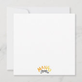 ハッピーバースデー手書き虹デザイン シーズンカード (裏面)