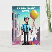 ハッピーバースデー技術者 カード (正面)