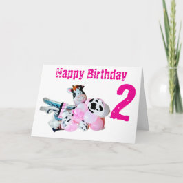 ハッピーバースデー折り畳みグリーティングカード カード