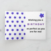 ハッピーバースデー折り畳みグリーティングカード カード (内部)