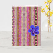 ハッピーバースデー折り畳みグリーティングカード カード (黄色い花)