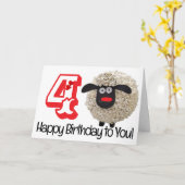 ハッピーバースデー折り畳みグリーティングカード カード (黄色い花)