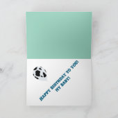 ハッピーバースデー折り畳みグリーティングカード カード (内部)