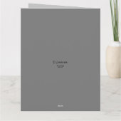 ハッピーバースデー折り畳みグリーティングカー空白のド内 カード (裏面)