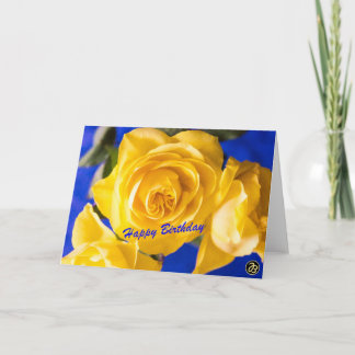 ハッピーバースデー折畳みカード シーズンカード