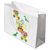 ハッピーバースデー抱き枕アリゲーター ラージペーパーバッグ (裏面アングル)