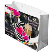 ハッピーバースデー抱き枕キャット ラージペーパーバッグ (裏面アングル)