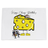 ハッピーバースデー抱き枕チーシー誕生日 ラージペーパーバッグ (正面)