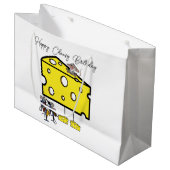 ハッピーバースデー抱き枕チーシー誕生日 ラージペーパーバッグ (正面アングル)