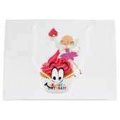 ハッピーバースデー抱き枕フェアリーカップケーキ ラージペーパーバッグ (正面)