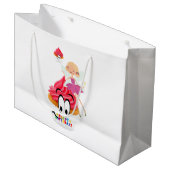 ハッピーバースデー抱き枕フェアリーカップケーキ ラージペーパーバッグ (正面アングル)