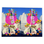 ハッピーバースデー抱き枕ポーラベア ラージペーパーバッグ (裏面)