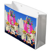 ハッピーバースデー抱き枕ポーラベア ラージペーパーバッグ (正面アングル)