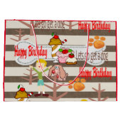 ハッピーバースデー抱き枕犬を飼いに行こう ラージペーパーバッグ (裏面)