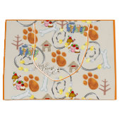 ハッピーバースデー抱き枕犬を飼いに行こう ラージペーパーバッグ (正面)