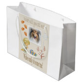 ハッピーバースデー抱き枕願い犬 ラージペーパーバッグ (裏面アングル)