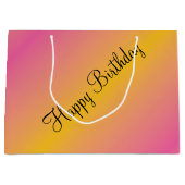ハッピーバースデー抱き枕 ラージペーパーバッグ (正面)