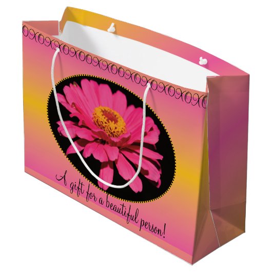 ハッピーバースデー抱き枕 ラージペーパーバッグ (裏面アングル)