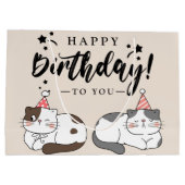 ハッピーバースデー抱き枕 ラージペーパーバッグ (裏面)