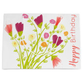 ハッピーバースデー抱き枕 ラージペーパーバッグ (正面)