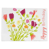 ハッピーバースデー抱き枕 ラージペーパーバッグ (裏面)