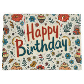 ハッピーバースデー抱き枕 ラージペーパーバッグ (正面)