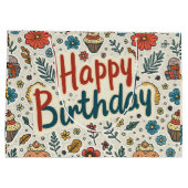 ハッピーバースデー抱き枕 ラージペーパーバッグ (裏面)