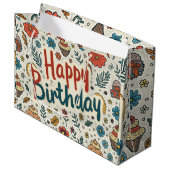 ハッピーバースデー抱き枕 ラージペーパーバッグ (正面アングル)