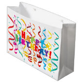 ハッピーバースデー抱き枕 ラージペーパーバッグ (正面アングル)