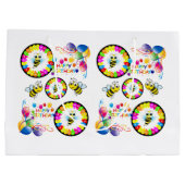 ハッピーバースデー抱き枕（昆虫）マルハナバチ ラージペーパーバッグ (裏面)