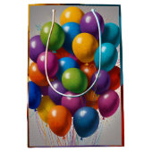 ハッピーバースデー招待状 ミディアムペーパーバッグ (正面)