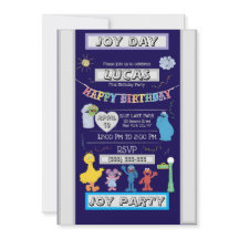 ハッピーバースデー招待状