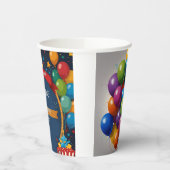 ハッピーバースデー招待状 紙コップ (左)