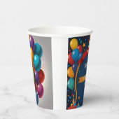 ハッピーバースデー招待状 紙コップ (右)