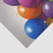 ハッピーバースデー招待状 薄葉紙 (詳細)