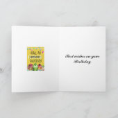 ハッピーバースデー挨拶 カード (内部)