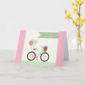 ハッピーバースデー挨拶 カード (黄色い花)