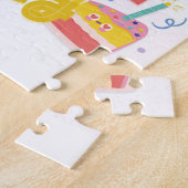 ハッピーバースデー挨拶 ジグソーパズル (側面)