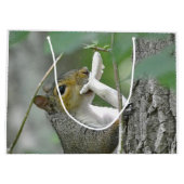 ハッピーバースデー採食リス ラージペーパーバッグ (裏面)