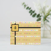 ハッピーバースデー提示カード ポストカード (スタンド正面)