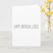 ハッピーバースデー敗者 カード (黄色い花)