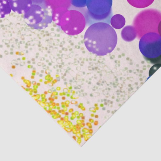 ハッピーバースデー数々のカラー抽象芸術《写真》ぼけ味写真 薄葉紙 (詳細)