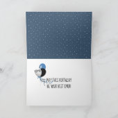 ハッピーバースデー文字オンスターズ カード (内部)