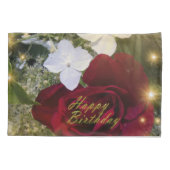 ハッピーバースデー文字 枕カバー (裏面)