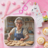 ハッピーバースデー文法 ペーパープレート (パーティー)