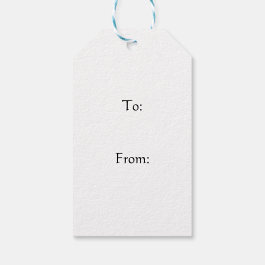 ハッピーバースデー星と風船 ギフトタグ (裏面)