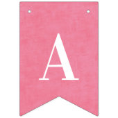 ハッピーバースデー春の色のバカスタムントフラグ バンティングフラッグ (第3の旗)