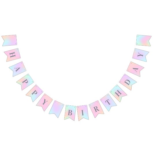 ハッピーバースデー春の色のバントフラグ バンティングフラッグ (全)