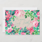 ハッピーバースデー春ガーデンフローラ カード (正面)