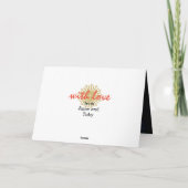 ハッピーバースデー曼荼羅宇宙銀河系 カード (裏面)